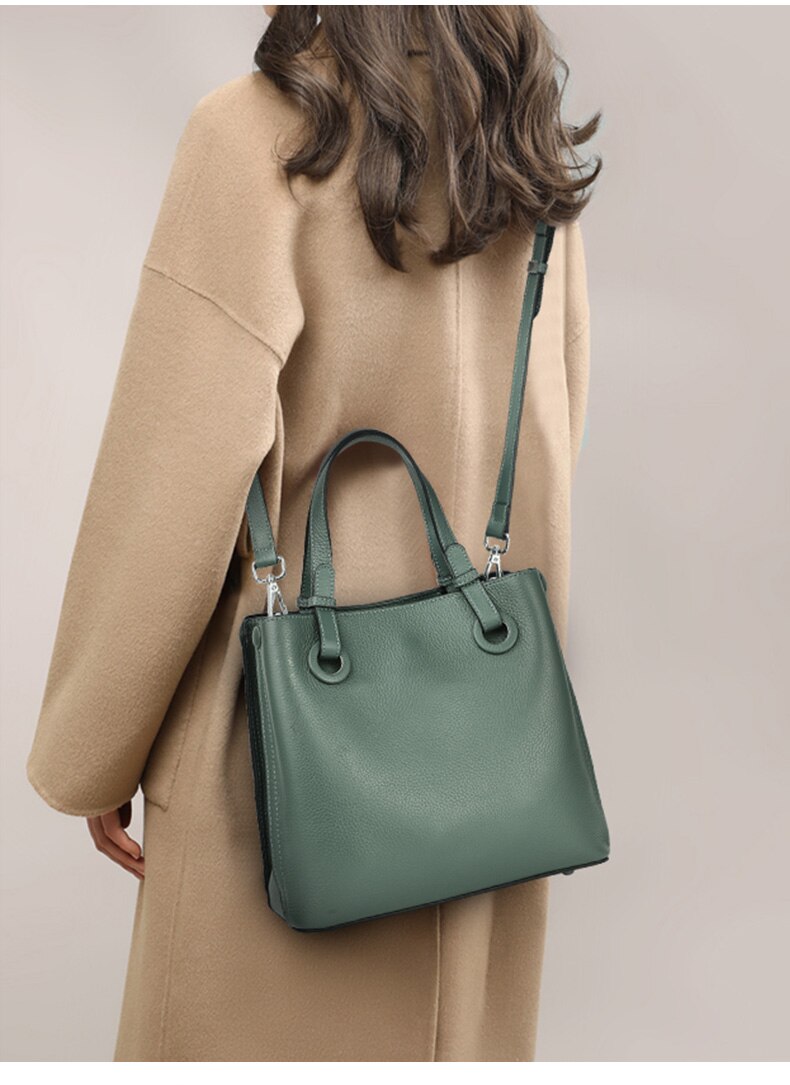 Sac en cuir véritable pour femme 2024