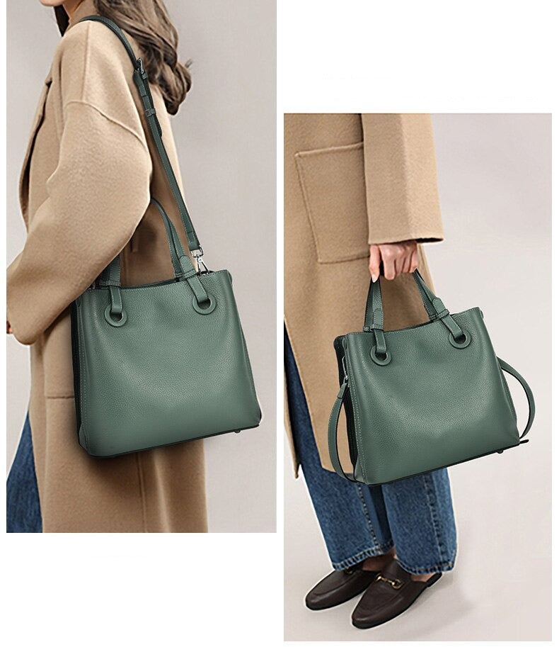 Sac en cuir véritable pour femme 2024