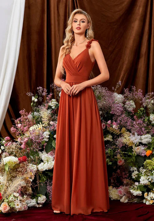 ALIA | Élégante Robe Terracotta